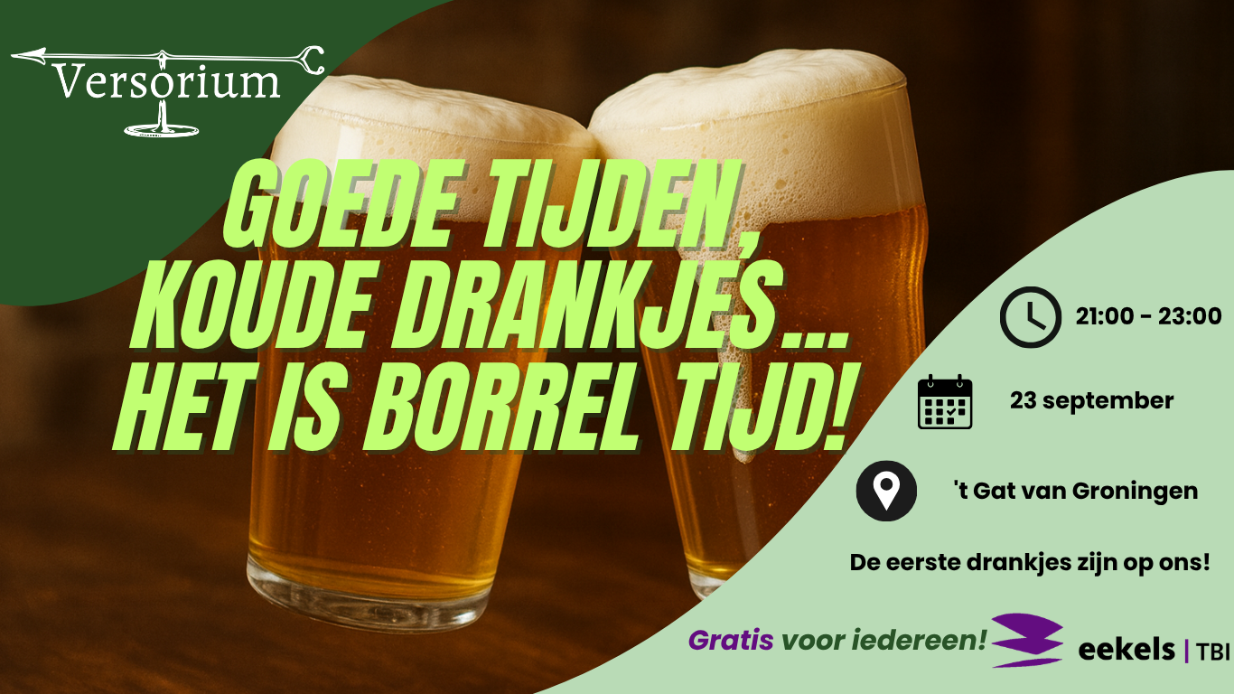 Welcome (back) borrel